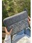 13" - 14 Inç, Fermuarlı Tablet Macbook Kılıf Su Geçirmez, Darbe Korumalı Şal Desen Gri 1