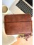 Tablet Kılıf Coffee Ipad, Galaxy, Lenovo, Huaweı 11 Inç 31,5X23X2 cm Vegan Deri Kılıf Kahve 1