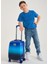 Erkek Çocuk Mavi-Lacivert Seyahat Seti (Valiz-Bel Çantası-Bozuk Para Cüzdanı) 2
