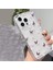 iPhone 15 Pro Max Çiçekli Butterfly Seri Silikon Kapak 3