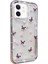 iPhone 12 / 12 Pro Çiçekli Butterfly Seri Silikon Kapak 1