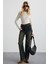 Yensı Kadın Viscon Yuvarlak Yaka Slim Fit Ekru Bluz 2