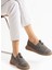Orbit Gri Süet Kadın Loafer 2