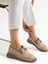 Orbit Krem Süet Kadın Loafer 1