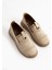 Orbit Krem Süet Kadın Loafer 4