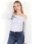 Kadın Kayık Yaka Uzun Kol Basic Bluz Karmelanj - MS0000505 6