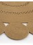Milda 121 Kahverengi Jüt Hasırlı El Örgüsü Çift Taraflı Kilim Oval Jüt Halı 4