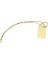 Yerli Üretim Küçük Boy Gold Renk 2 /1 cm 80 Adet Karton İpli Etiketi 2