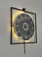 Işıklı Metal Duvar Saati - 46-60 Cm, Aynalı Tasarım 1