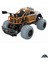 Oyuncak 2.4ghz Uzaktan Kumandalı Full Fonksiyon Şarjlı 1:14 Ölçek Rc Off-Road Arazi Aracı Turuncu 4