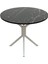Evko Mobilya, Masa, Yuvarlak Masa, Ahşap Masa, Mutfak Yemek Masası, Balkon Masası, Metal Ayaklı Masa, 80 cm 7