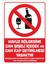 " Glass Bottles Or Glass Containers Into The Pool Area Is Prohibited - 25X35 cm Dekota" 1