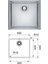 Maris Mrx 110-45 Eviye, Lina Spiralli Inox Armatür Seti 2