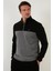 Regular Fit Fermuarlı Dik Yaka Kışlık Şardonlu Polar Erkek Polar 5906016 2