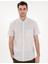 Erkek Taş Keten Karışımlı Regular Fit Kısa Kollu Gömlek 50303418-VR049 3