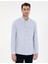 Erkek Açık Mavi Slim Fit Oxford Gömlek Uzunkol 50304764-VR003 1