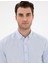 Erkek Açık Mavi Slim Fit Oxford Gömlek Uzunkol 50304764-VR003 2
