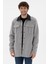 Erkek Gri Melanj Hırka (Örme) 50290593-VR086 1
