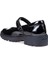 Kız Çocuk Siyah Casey Deri Maskülen Ayakkabı J6420P000HHC9999 3