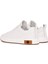 Erkek Beyaz Bağcıklı Deri Sneaker 25SFD691218 5