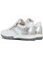 Kadın Beyaz Bağcıklı Yandan Fermuarlı Deri Sneaker 25SFD370514 5