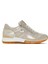Kadın Altın Bağcıklı Yandan Fermuarlı Deri Sneaker 25SFD370514 1