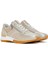 Kadın Altın Bağcıklı Yandan Fermuarlı Deri Sneaker 25SFD370514 3