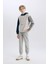 Erkek Çocuk Kapüşonlu Cep Baskılı Sweatshirt B4426A8NS 2
