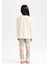 Kız Çocuk Looney Tunes Pijama Takımı Uzun Kollu Üst Beli Lastikli Uzun Alt D6321A8NS 5