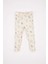 Kız Bebek Pijama Takımı Çiçekli Uzun Kollu Fitilli Kaşkorse Üst Beli Lastikli Uzun Alt D6803A5NS 2