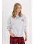 Coool Oversize Geniş Kalıp Fermuarlı Dik Yaka Baskılı Kalın Sweatshirt E9281AX25SP 3