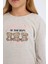 Kız Çocuk Pijama Takımı Ayıcık Baskılı Uzun Kollu Üst Beli Lastikli Uzun Alt D6320A8NS 4