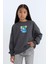 Kız Çocuk Relax Fit Bisiklet Yaka Baskılı Sweatshirt D6495A8NS 3