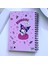 Kuromi'nin Sihirli Dünyası Planner Defteri - Pembe ve Eğlenceli Günlük Planlama Defteri ve 5 Sayfa Sticker Seti 2