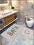 Pamuk Dokuma Banyo Paspas Seti, Banyo Halısı Bath 2 Li Set 60 x 100 - 60 x 50 1