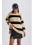 Relax Fit Çizgili Balıkçı Yaka Tunik A8595AX23WN 1
