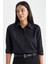 Oversize Fit Poplin Uzun Kollu %100 Pamuk Gömlek T8735AZ23AU 1