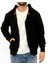 Original Siyah Fermuarlı Hoodie 2