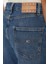 Streç Pamuklu Regular Fit Yüksek Bel Boru Paça Jeans Bayan Kot Pantolon DW0DW19563 1A5 5