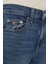 Streç Pamuklu Regular Fit Yüksek Bel Boru Paça Jeans Bayan Kot Pantolon DW0DW19563 1A5 4