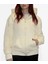 Original Krem Fermuarlı Hoodie 3