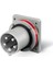 4X63A (3p+E) 6h 380-415V 50/60Hz Trifaze Makine Fişi (Düz) IP44 1