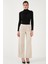 Streç Büzgü Detaylı Slim Fit Dik Yaka Bluz Bayan Bluz 669925 3