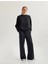 Modal Kumaş Rahat Kesim Uzun Kollu Bisiklet Yaka Kadın Basic Sweatshirt 1