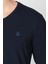 V Yaka Uzun Kollu T-shirt NP-Trelargo - Lacivert 4