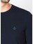 O Yaka Uzun Kollu T-shirt NP-Dolargo - Lacivert 4