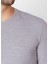 O Yaka Uzun Kollu T-shirt NP-Dolargo - Kahve Melanj 4