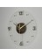 Quartz Saat - Işıklı Pleksi Duvar Saati, El Yapımı, Sessiz, Modern Dekoratif Tasarım, 35 cm 1