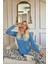 Dream Big Desenli Bambu Uzun Kol Kadın Pijama Takımı 2