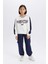 Kız Çocuk Paraşüt Kargo Jogger Paça Pamuklu Pantolon D7608A825SP 4